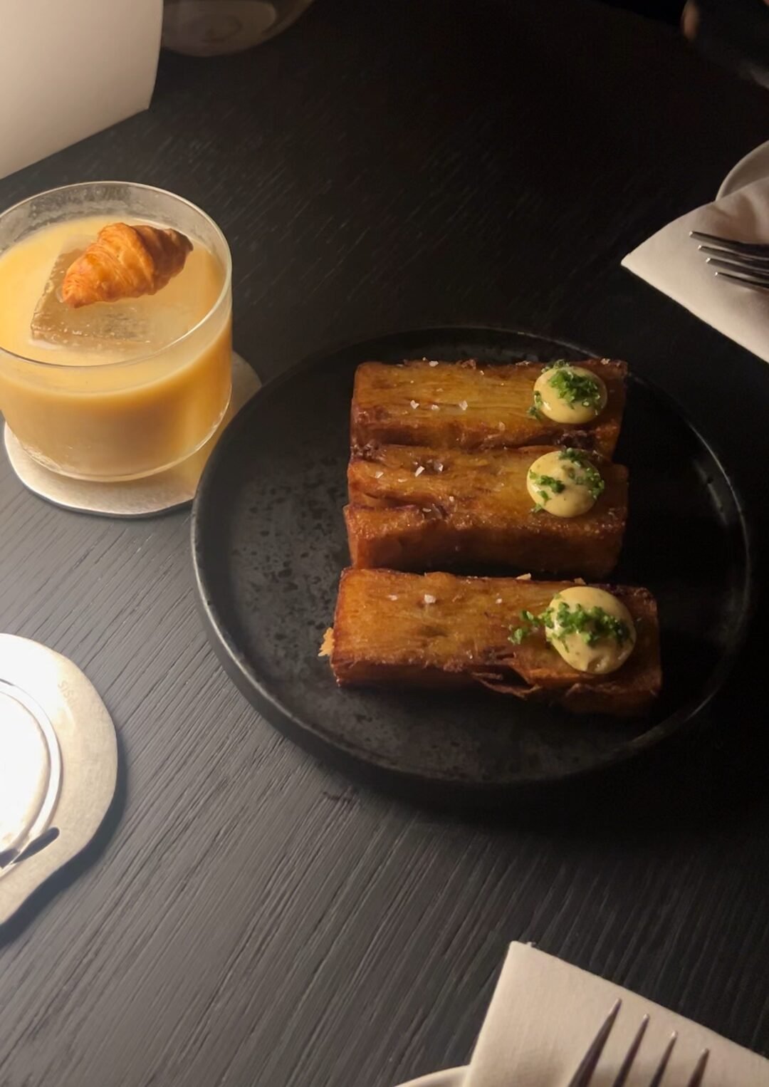 Crispy Potato, Dijonnaise, Chives