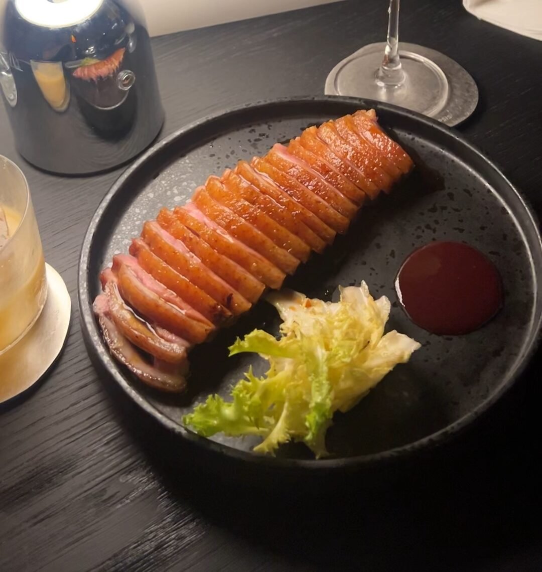 Smoked Duck Breast, Plum Sauce, Jus